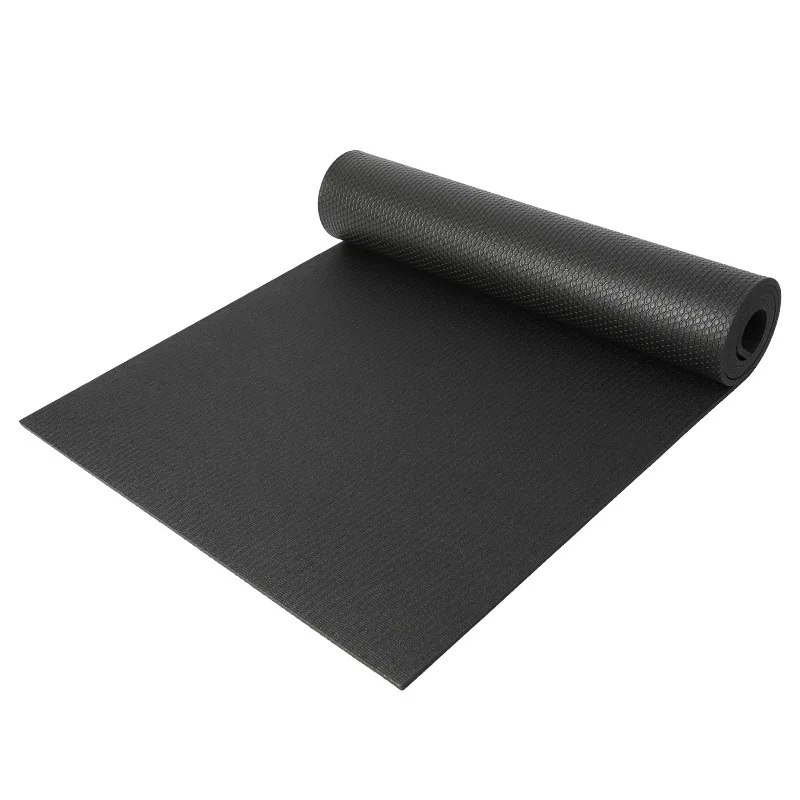 Yoga Mat Suppliers High Density 6mm Black PVC Yoga Mat