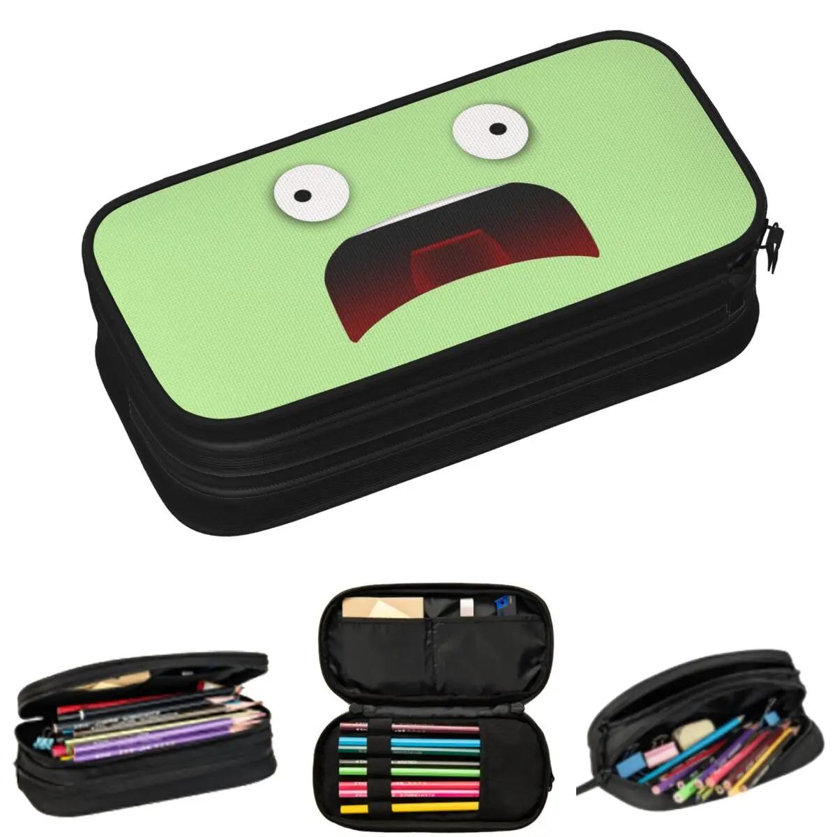 Kerbin, We Have A Problem Pencil Cases for Student School Pen Box Pencil Bag Big Capacity Pencil Pouch
