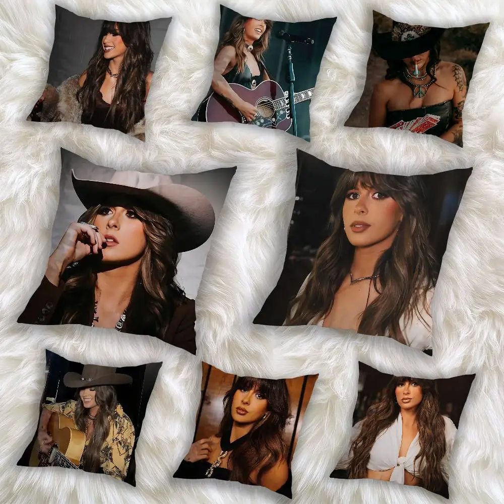 

USA E-Ella LangleyS Pillow Case Anti-dustmite Pillowcase Invisible zipper silky short plush Sofa cushion cover