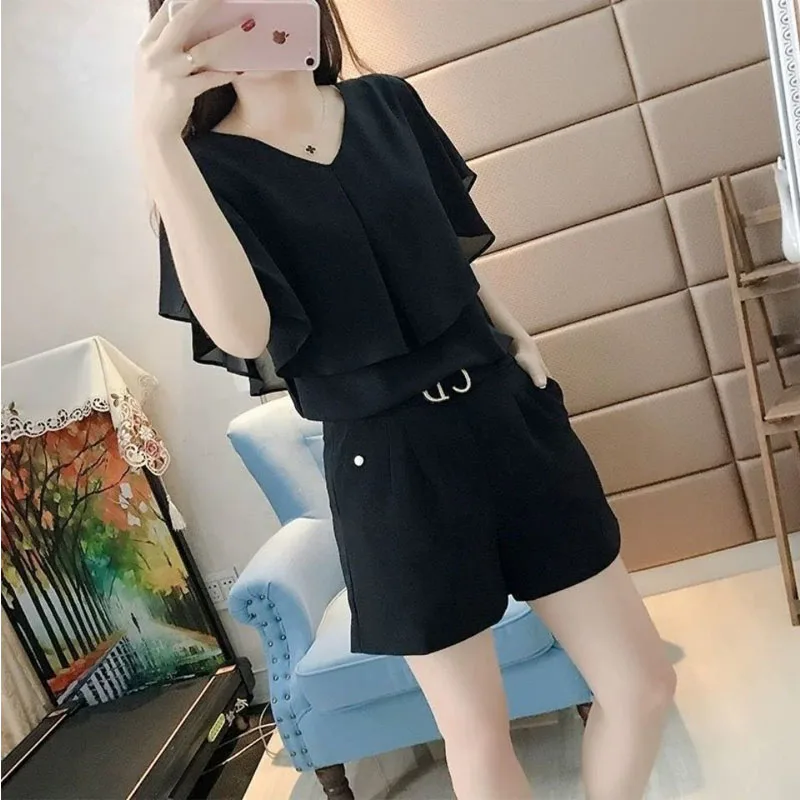 Women Casual V-neck Batwing Sleeve Solid Color Thin Chiffon Shirt 2022 Summer All-match Basics Pullovers Loose Oversize Blouse