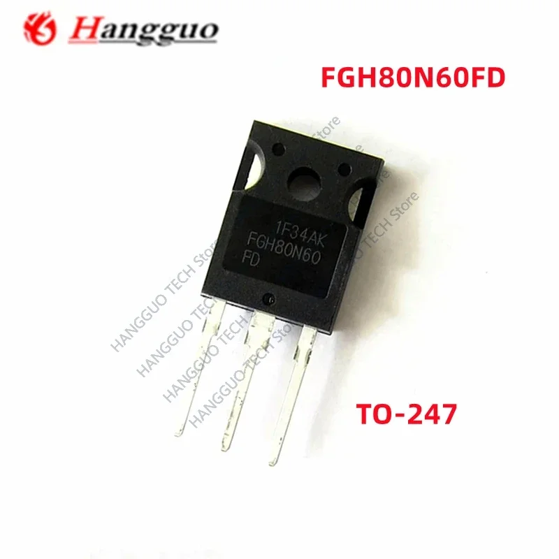 

10PCS/Lot FGH80N60FD FGH80N60 TO-247 600V 80A