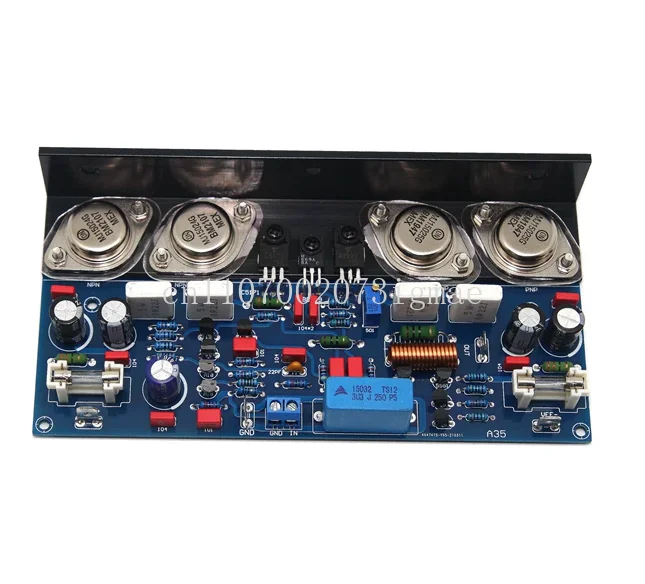 A35 gold-sealed HiFi power amplifier board, enthusiast-grade fully discrete parts, adjustable Class A high-power