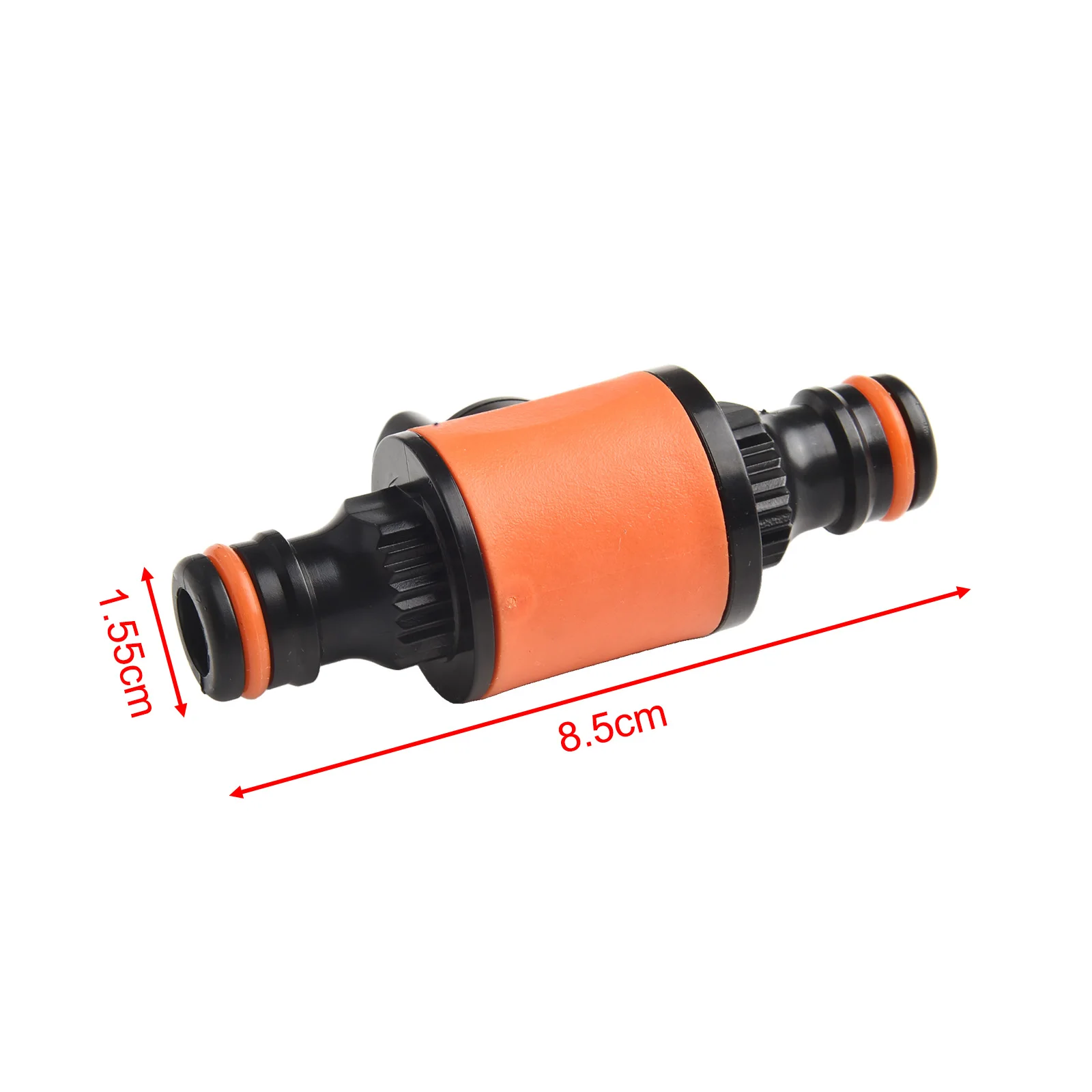 2pcs 16mm Garden Hose Pipe In-Line Tap Valve With Quick Coupler For Connecting Internally Threaded Hose Joints