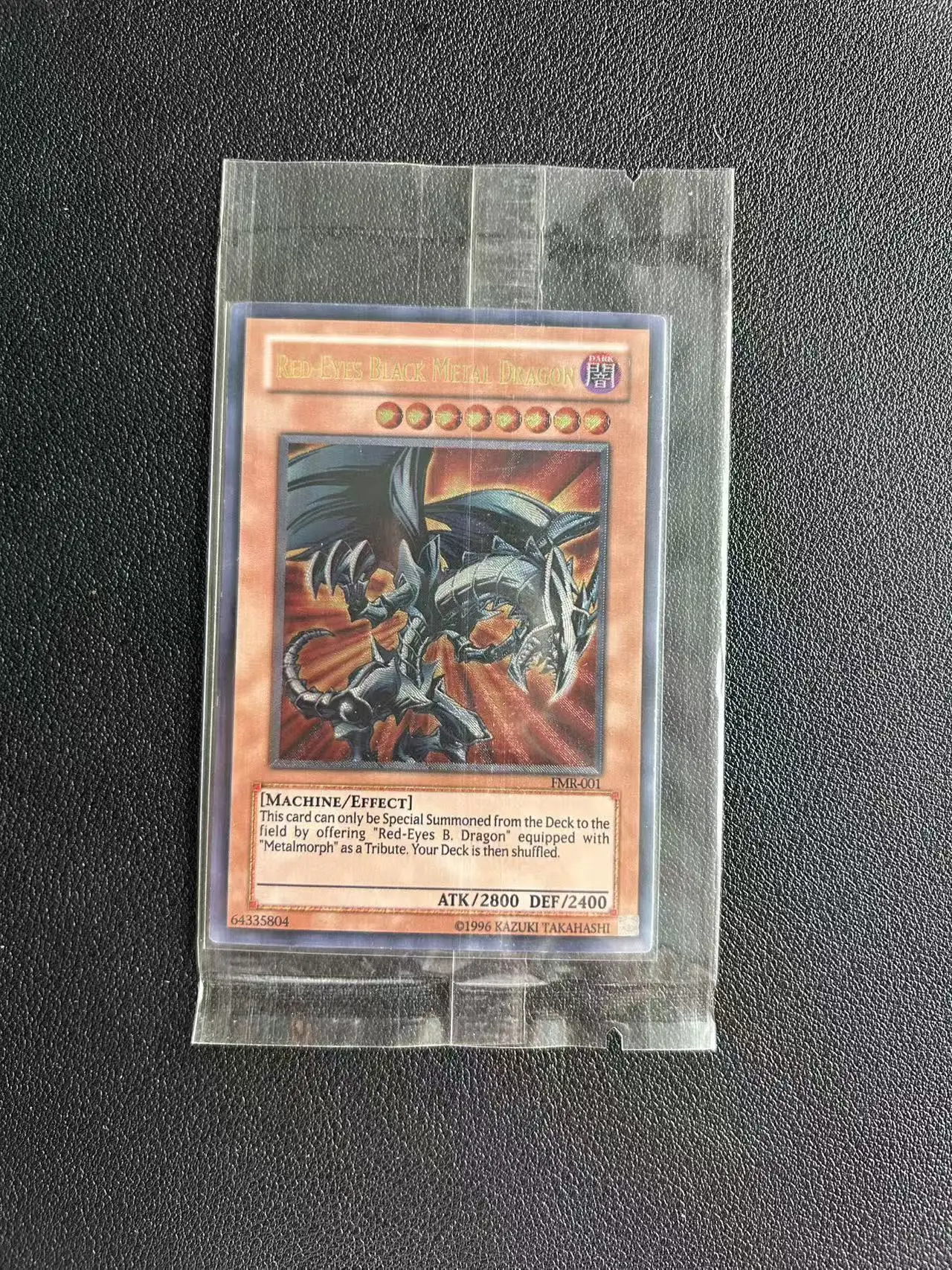 

Yu Gi Oh Ultimate Rare/UTR TCG Red-Eyes Black Metal Dragon (FMR-001) Настольная игра Коллекция английской на заказ Карта (не оригинал)