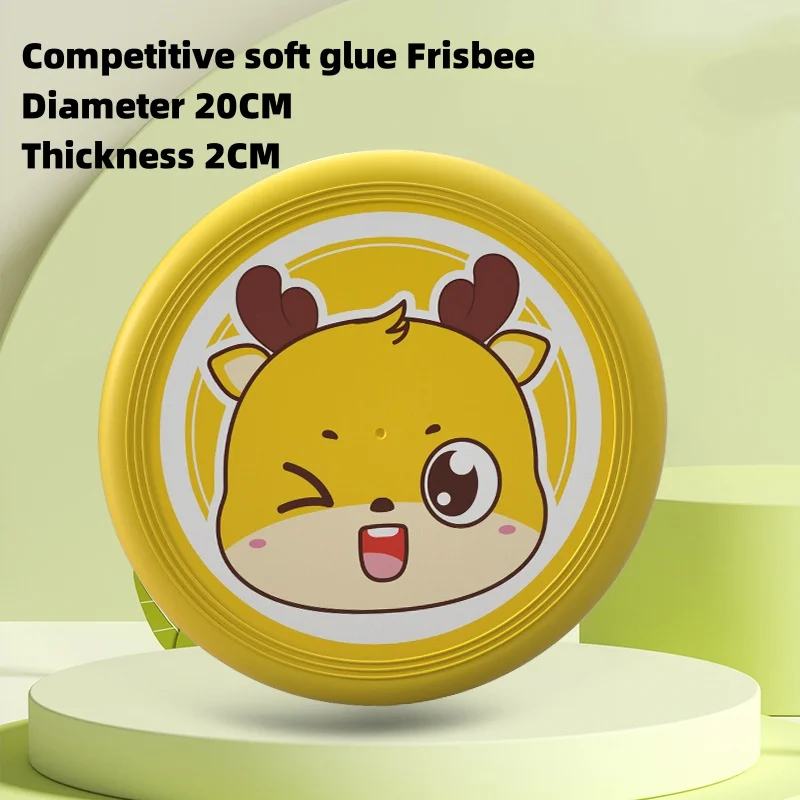 Fashion Pet Dog Silicone Game Frisbeed Toy Flying Discs Trainning Interactive Toys Pet Supplies Disc 20cm outdoors Park meadow
