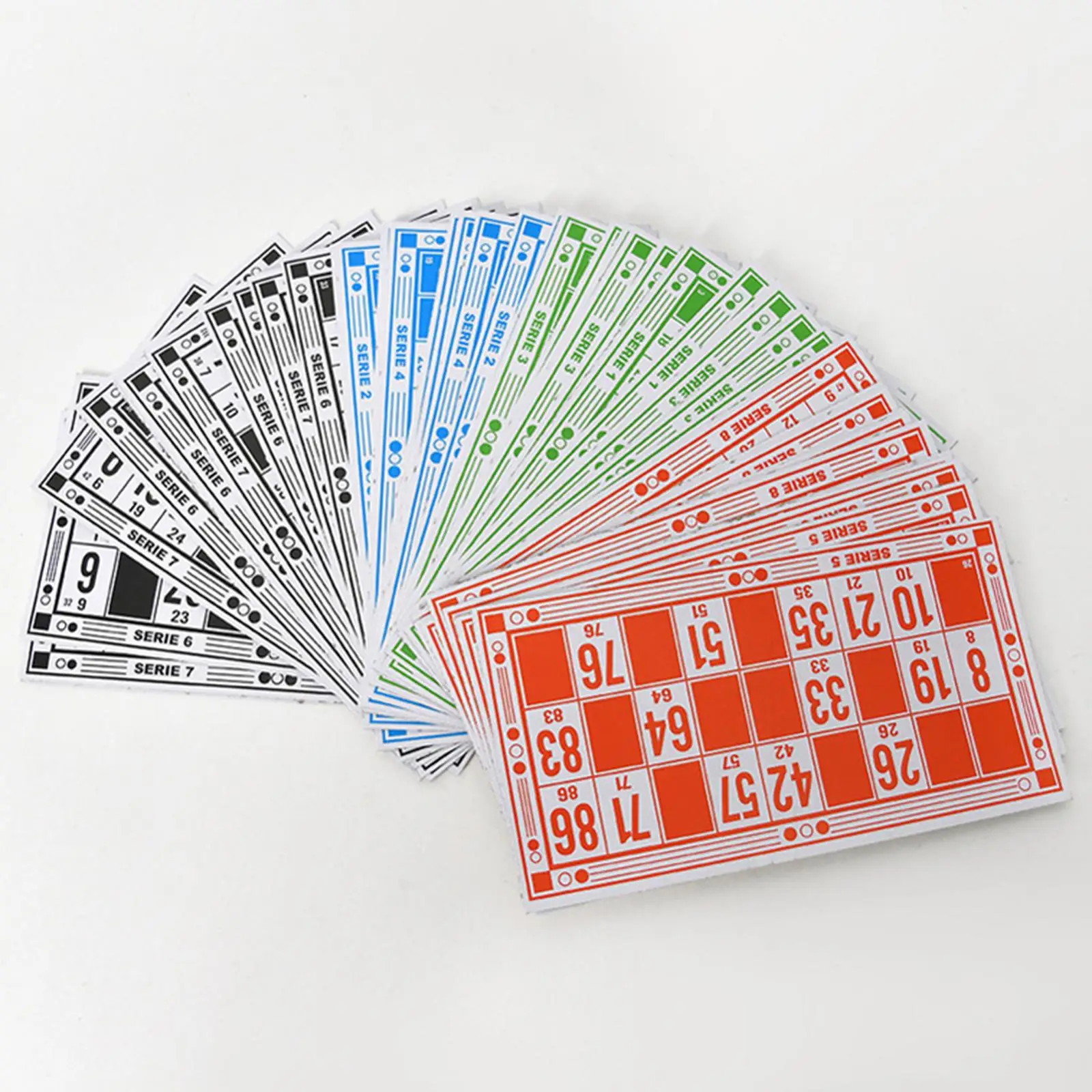 

Multi Color Wood Bingo Chips Classic Game Accessories Table Games for DIY Holiday Wedding Group Play