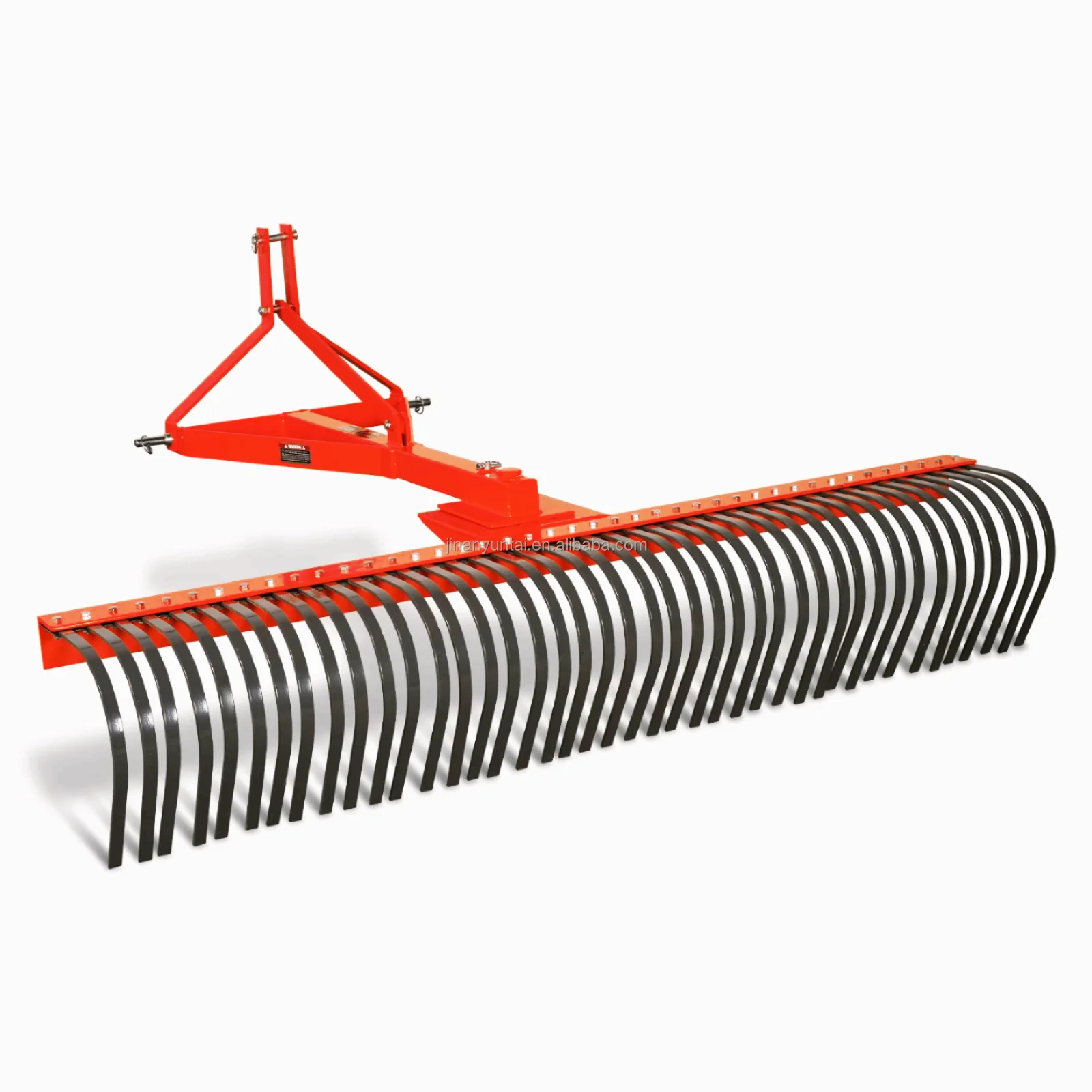 Landscape Rake/Garden Tools hay Rake,farm Landscape Tractor Spike Rakes, Leaf Grabber Tractor Implement