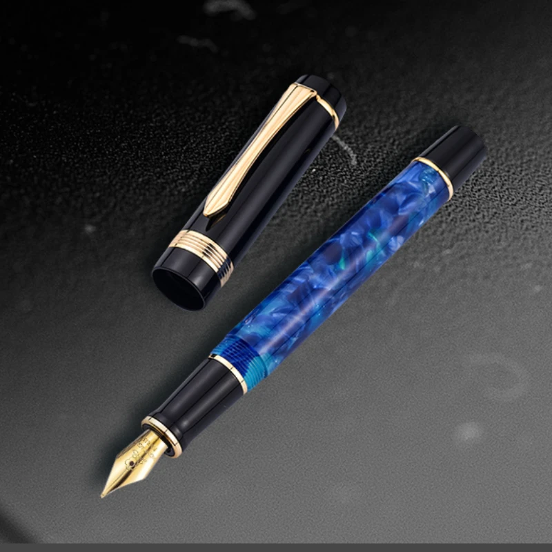 Montagut High-grade Resin Century Fountain Pen Iridium Gold F/Bent 0.5mm/1.0mm Nib Ink Pen Luxury Writing Office School Gift Pen