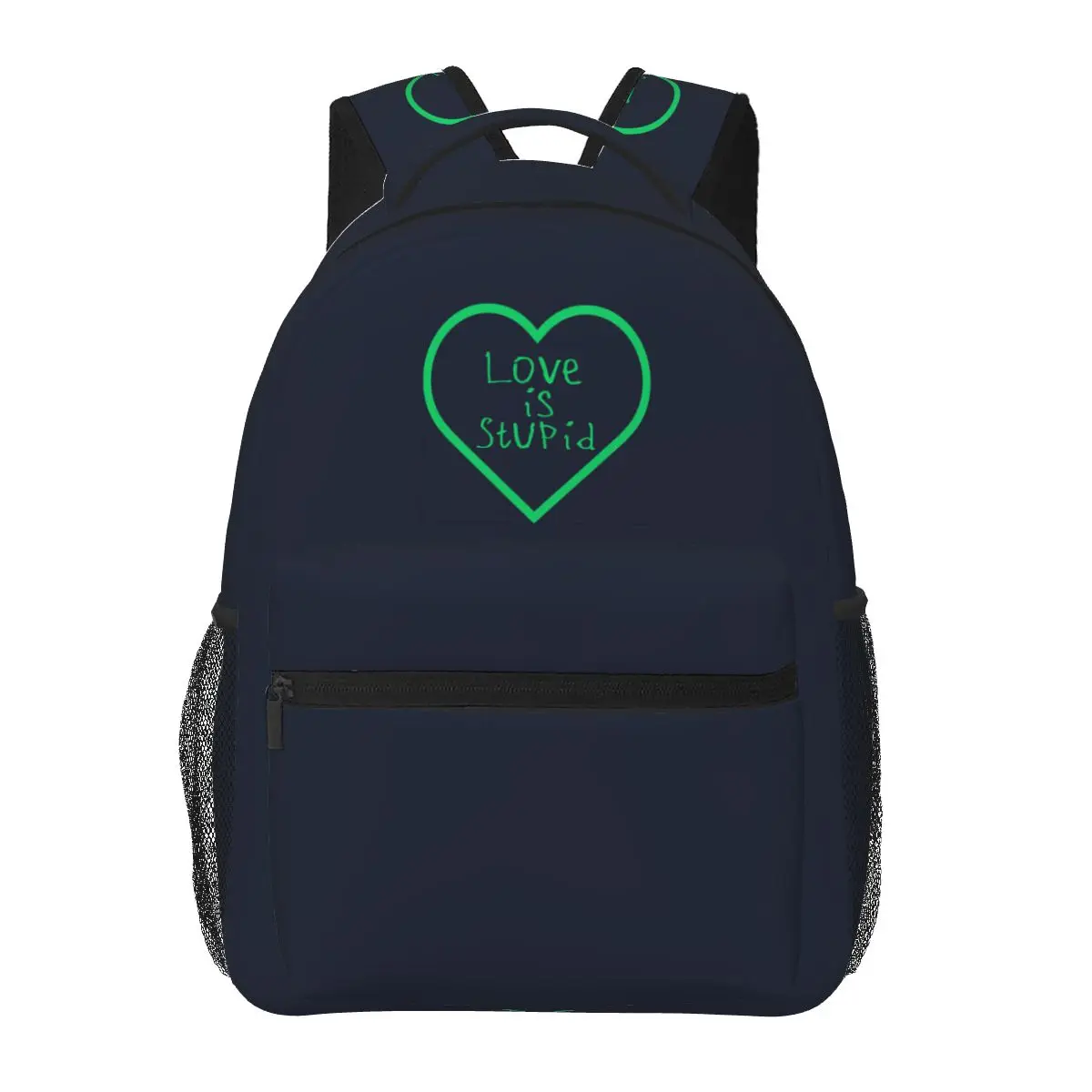 

Love Is Stupid 2 Backpack Daypack Large Capacity Boys Girls BookBag School Bag Shoulder Bags for Men Women