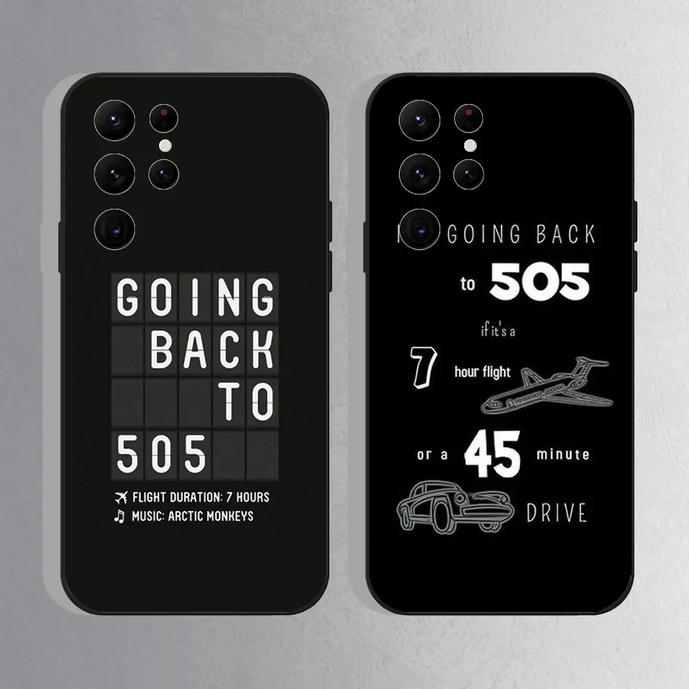 

Arctic Monkeys Band Phone Case For Samsung S25,S24 Ultra,S20,S30 plus,S22 plus,S23,S30 Ultra 5G Silicone Black Shell