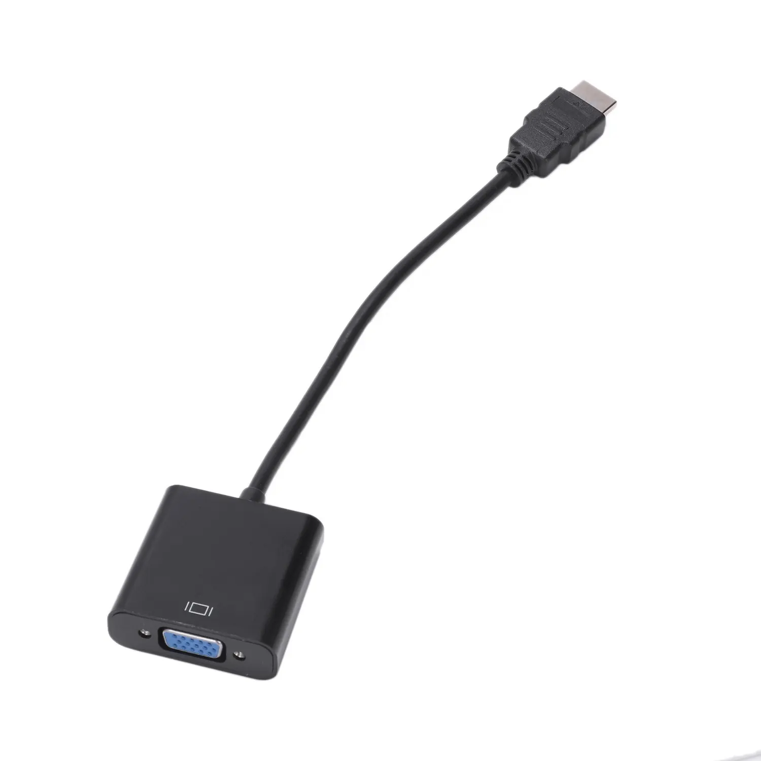 HDMI To VGA HDMI Male To VGA RGB Female Video Converter Adapter Male to Female Cable 1080P For PC Male-Female Adapter