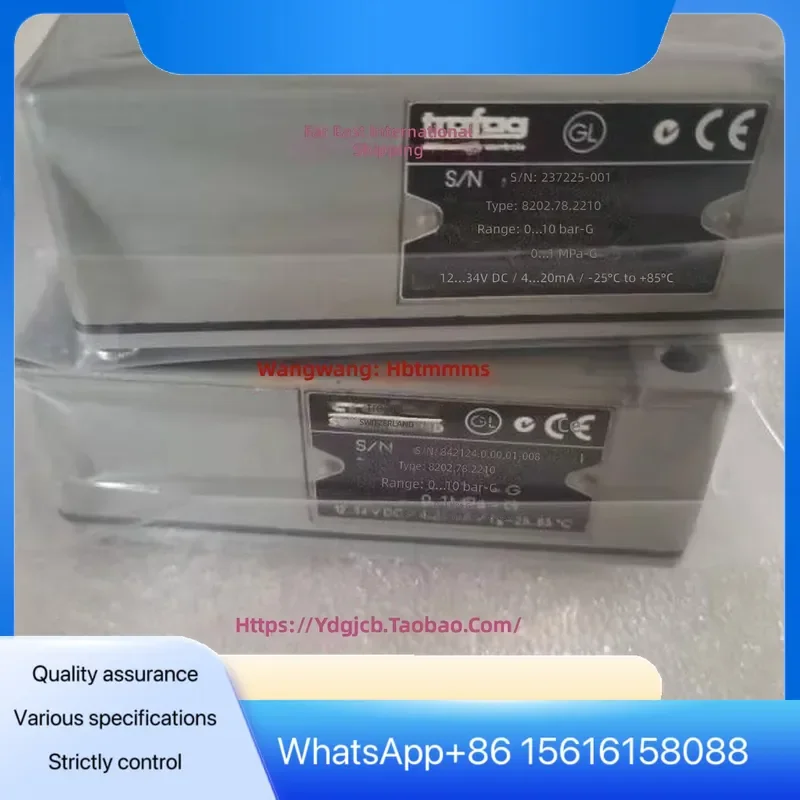 8202.78.2210 Pressure Sensor Capacitive 1-10bar TRAFAG Industrial Transducer High Precision Gauge for Automation System