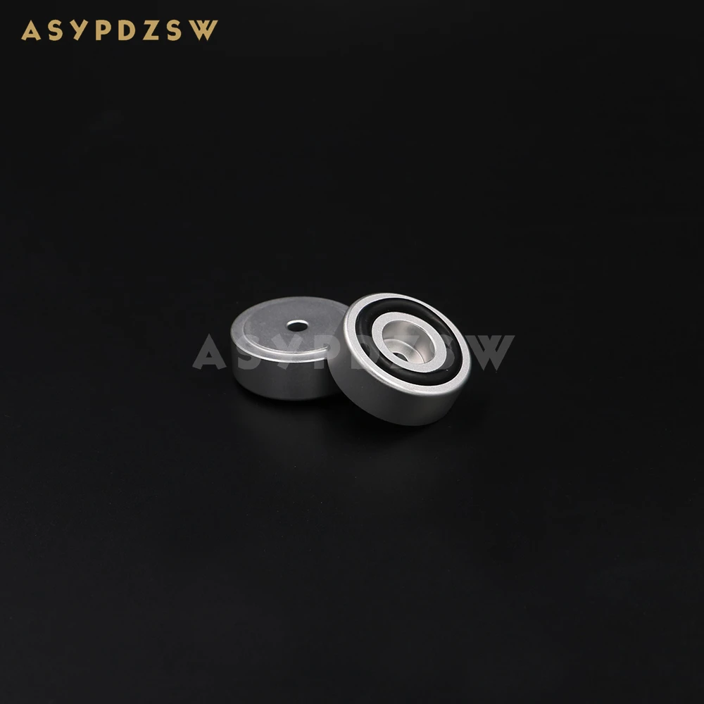 4PCS 30*12mm B Style Full aluminum Amplifier Speaker machine feet Shock pad Matte Silver/Black/Golden (Optional)