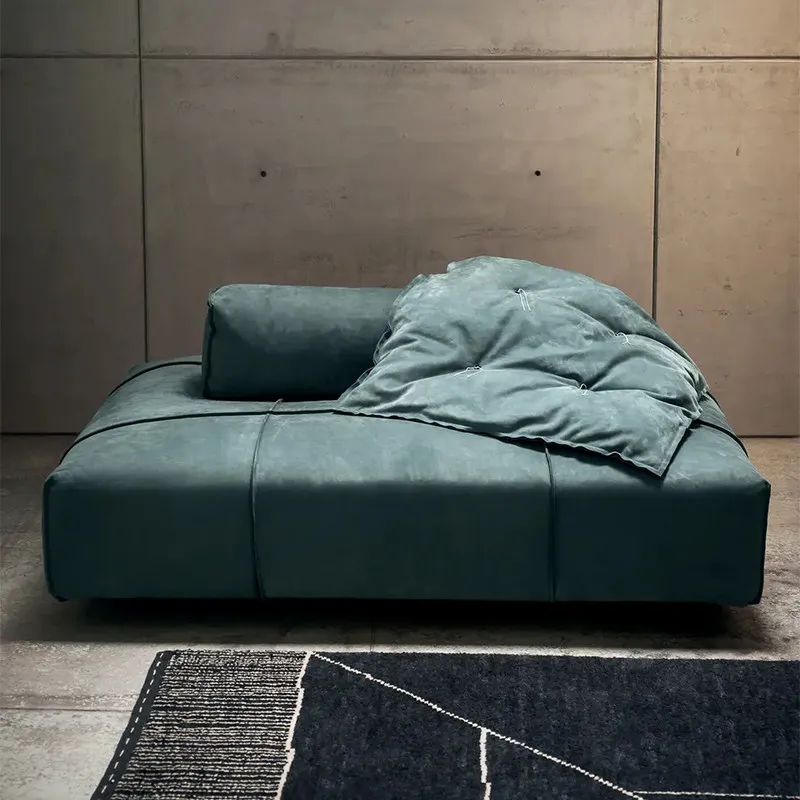 Sofa, Italian minimalist, tofu cube square, living room light luxury module combination sofa