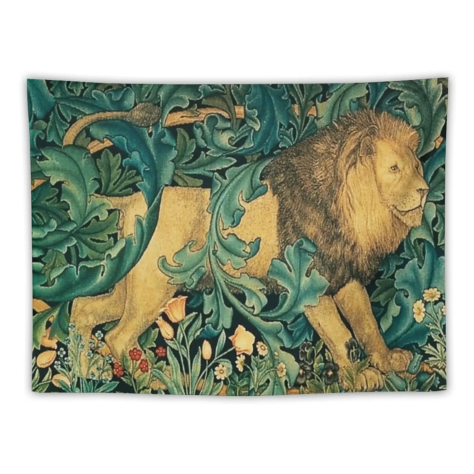 

GREENERY ,FOREST ANIMALS, LION Antique Tapestry Decor Home Cute Room Decor Bedroom Decorations Room Aesthetic Tapestry