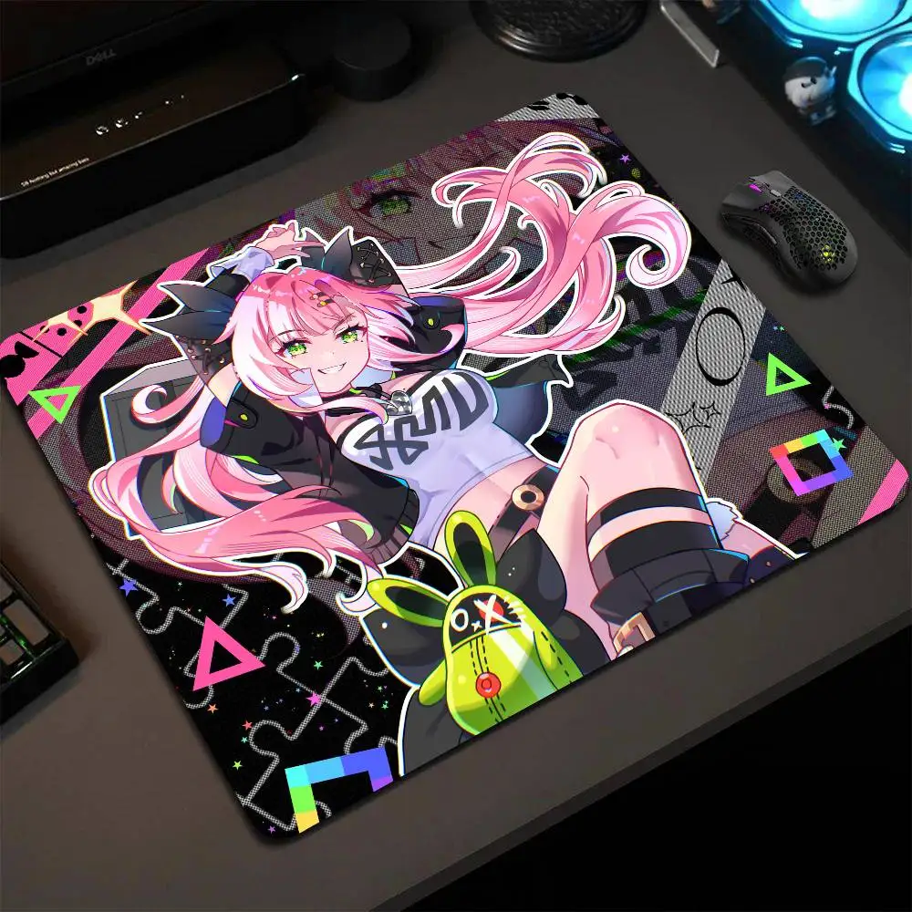 Nicole Demara Zenless Zone Zero Mouse Pad 22X18 Square Computer Accessories Office Game Table Mats Rubber Anti-slip Mousepads