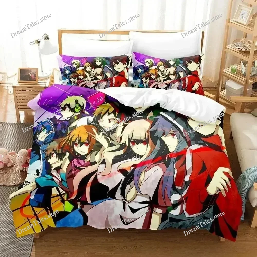 Kagerou Project Комплект постельного белья Single Twin Full Queen King Size Комплект постельного белья для взрослых и детей Наборы пододеяльников для спальни 3D Аниме Комплект простыней