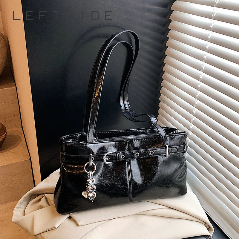 

Левая сторона, дизайн, маленькие сумки из искусственной кожи для женщин, новинка 2025, трендовая женская квадратная сумка через плечо, сумки и кошельки