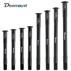Deemount M12*P1.5 Thru Axles L120-181mm for Road Bicycle Front Fork Dropout Spacing 100mm MTB Rear Hub 142/148mm Aluminum Shaft