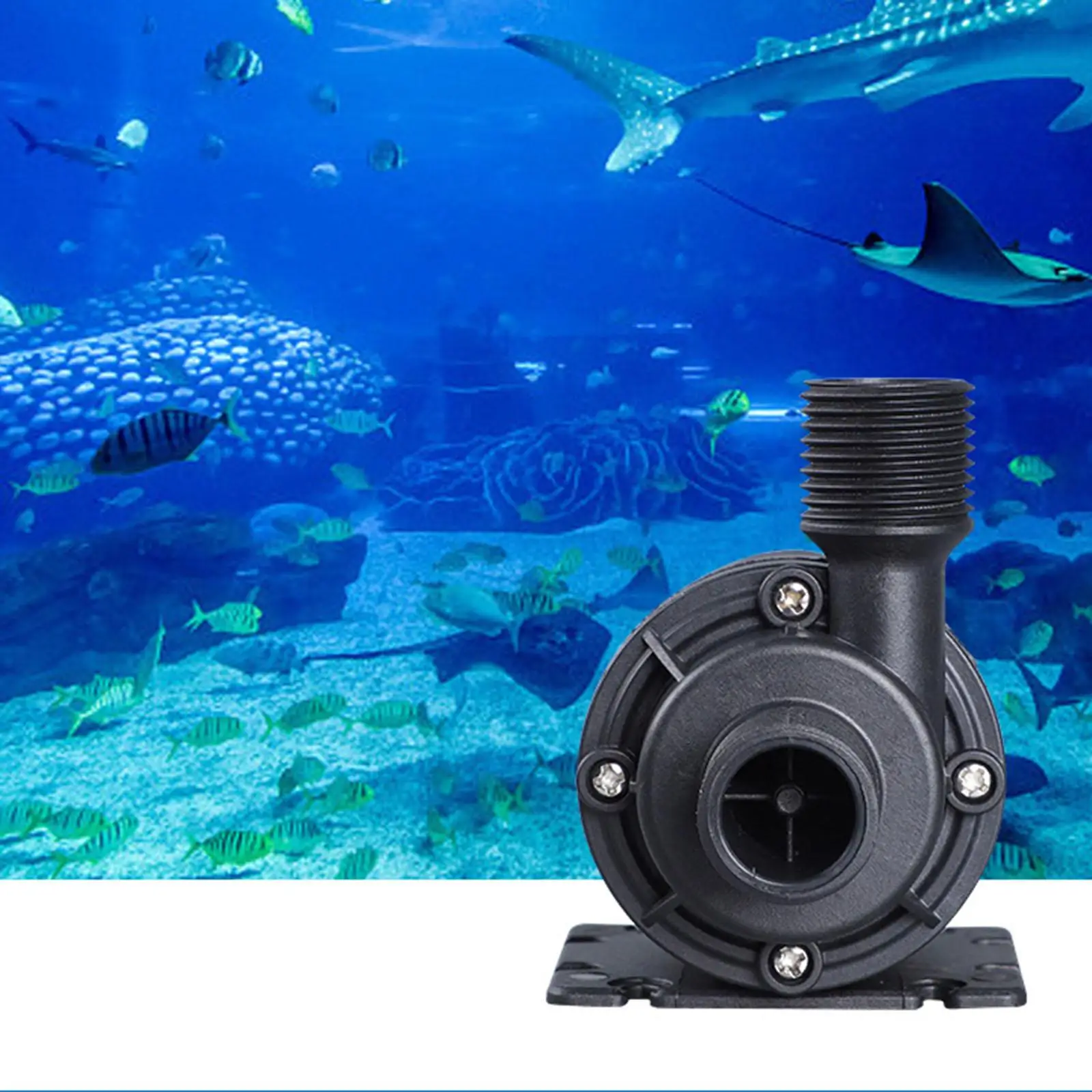 DC 120L/H 7M Centrifugal Submersible Pump 1/2'' Male Thread Portable Fountain Pumps for Pool Pond Aquarium
