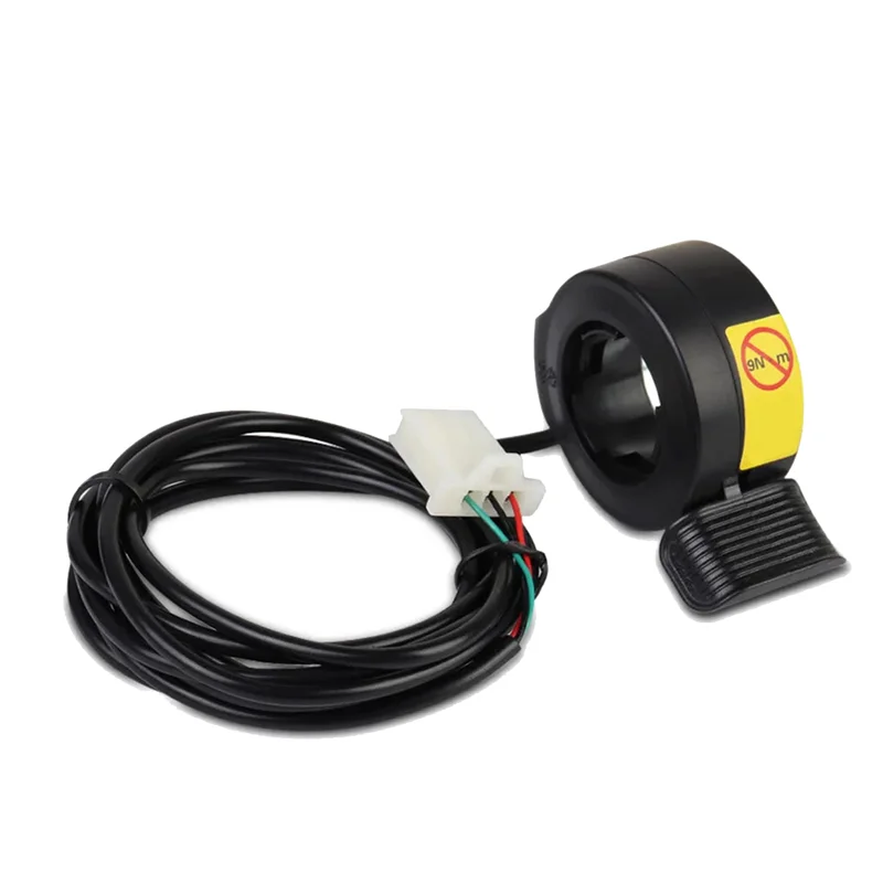 

ABVH-Ebike Thumb Finger Trigger Throttle 3 Pin Left Right Throttle Accelerator 22Mm For Electric Bike Scooter E-Motorcycle