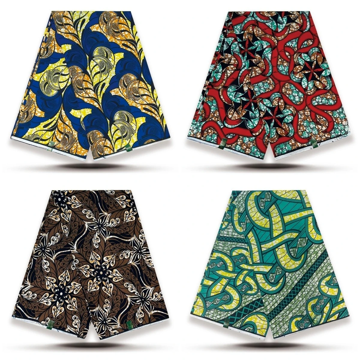 

Мягкая африканская восковая ткань Анкара, 100% хлопок, восковая ткань Pagne Batik, 6 ярдов, восковая ткань Tissu для женского платья Y5-1221-3