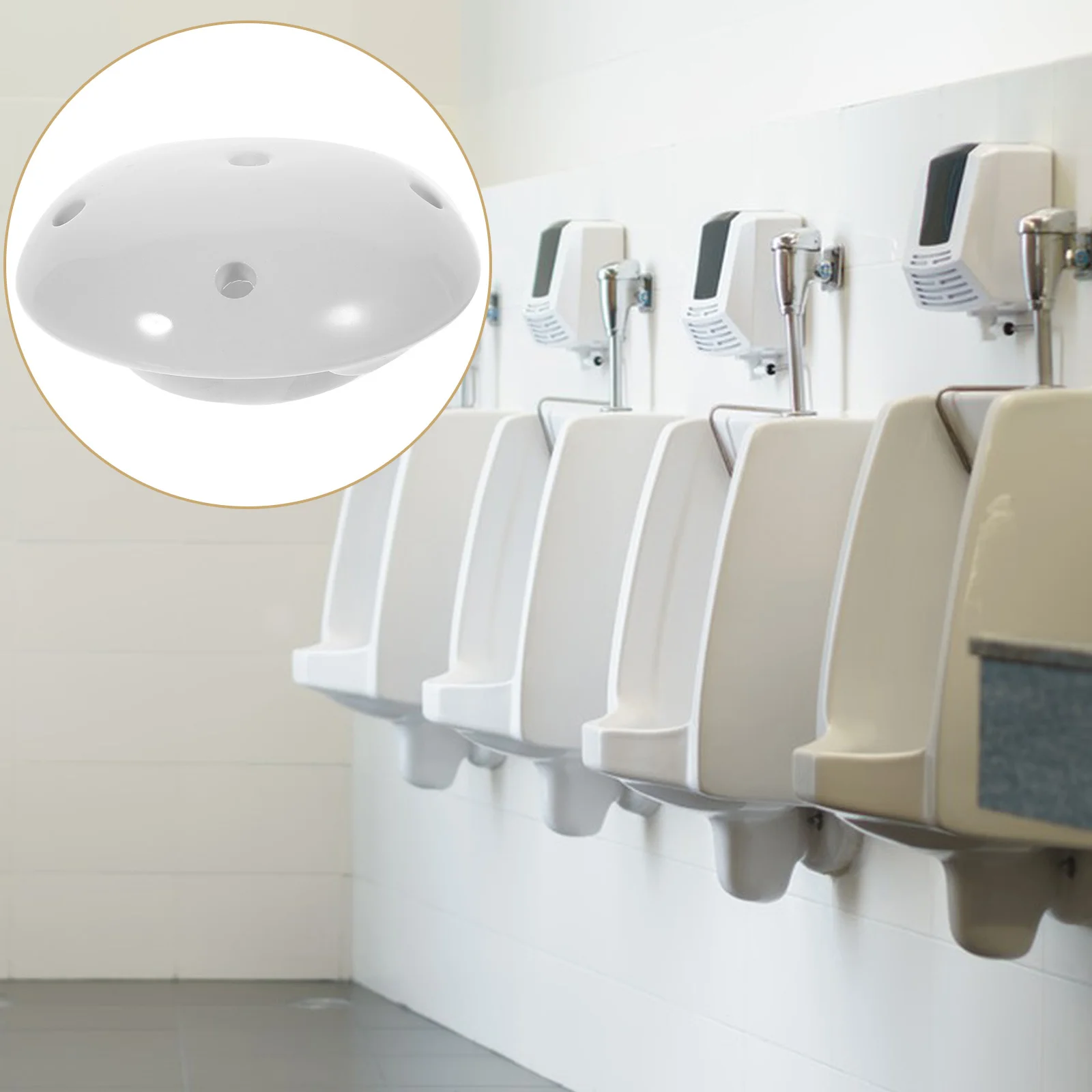 

Urinal Strainer Stopper Ceramic Plug Bathroom Drain Filter Cap Odor Debris Trap Blockage Prevention Small Urinal