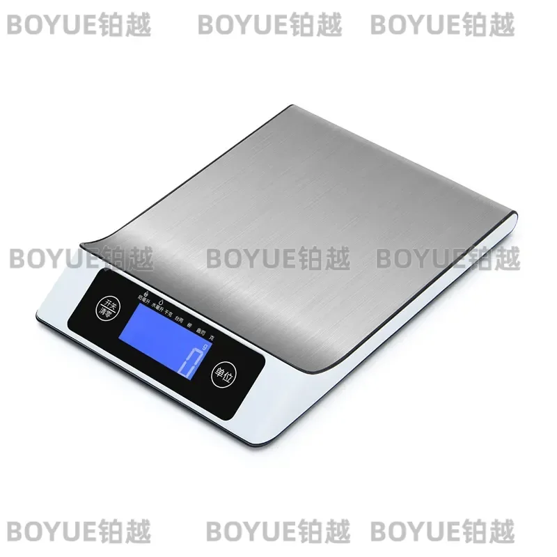 Custom Stainless Steel Kitchen Scale 15kg Digital Electronic Parcel Weighing Table Top Food Postage Balance for Home Cooking