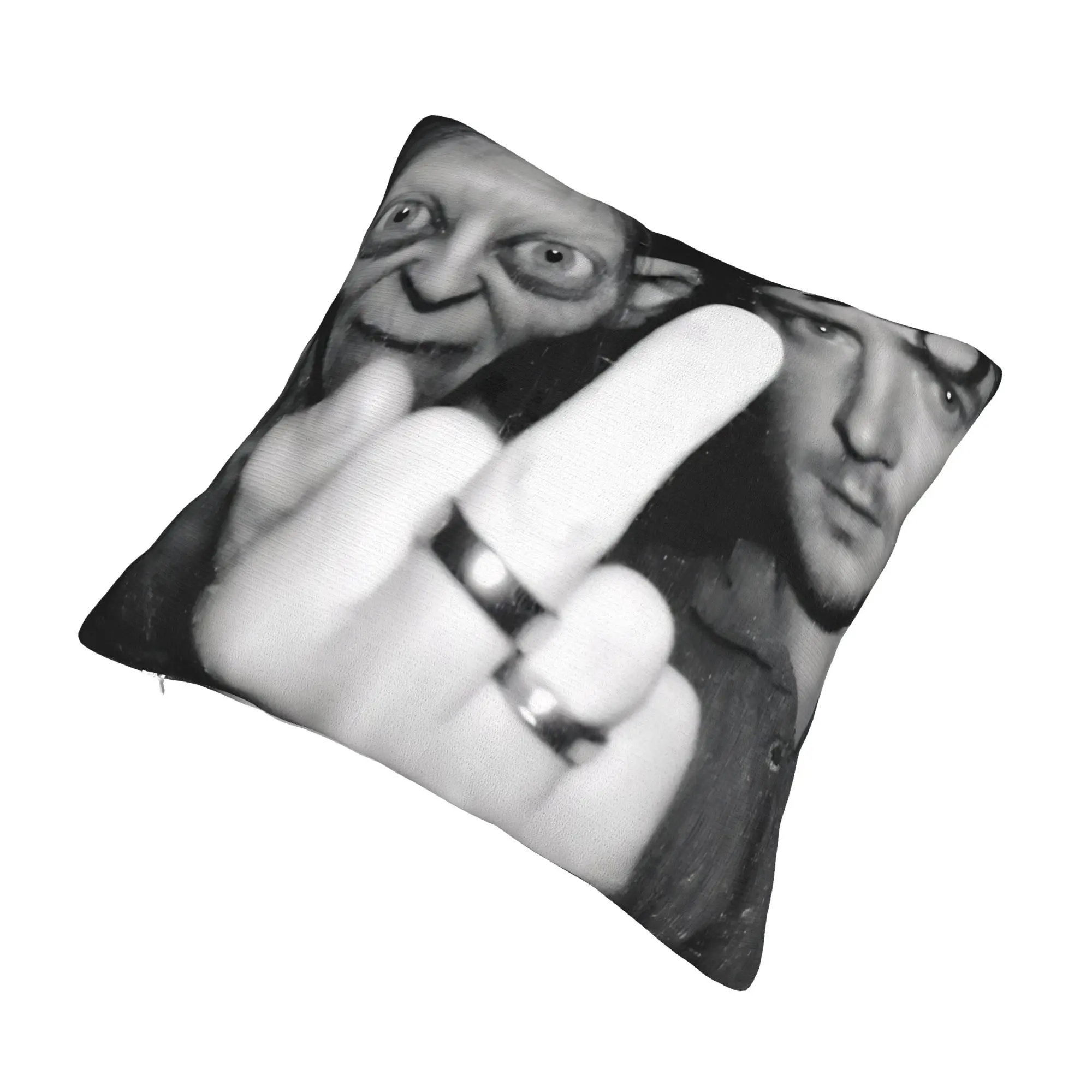 L-Lords Of The R-Rings Meme Pillowcase Printing Polyester Cushion Cover Gift  Pillow Case Cover Seat Zipper 40*40cm