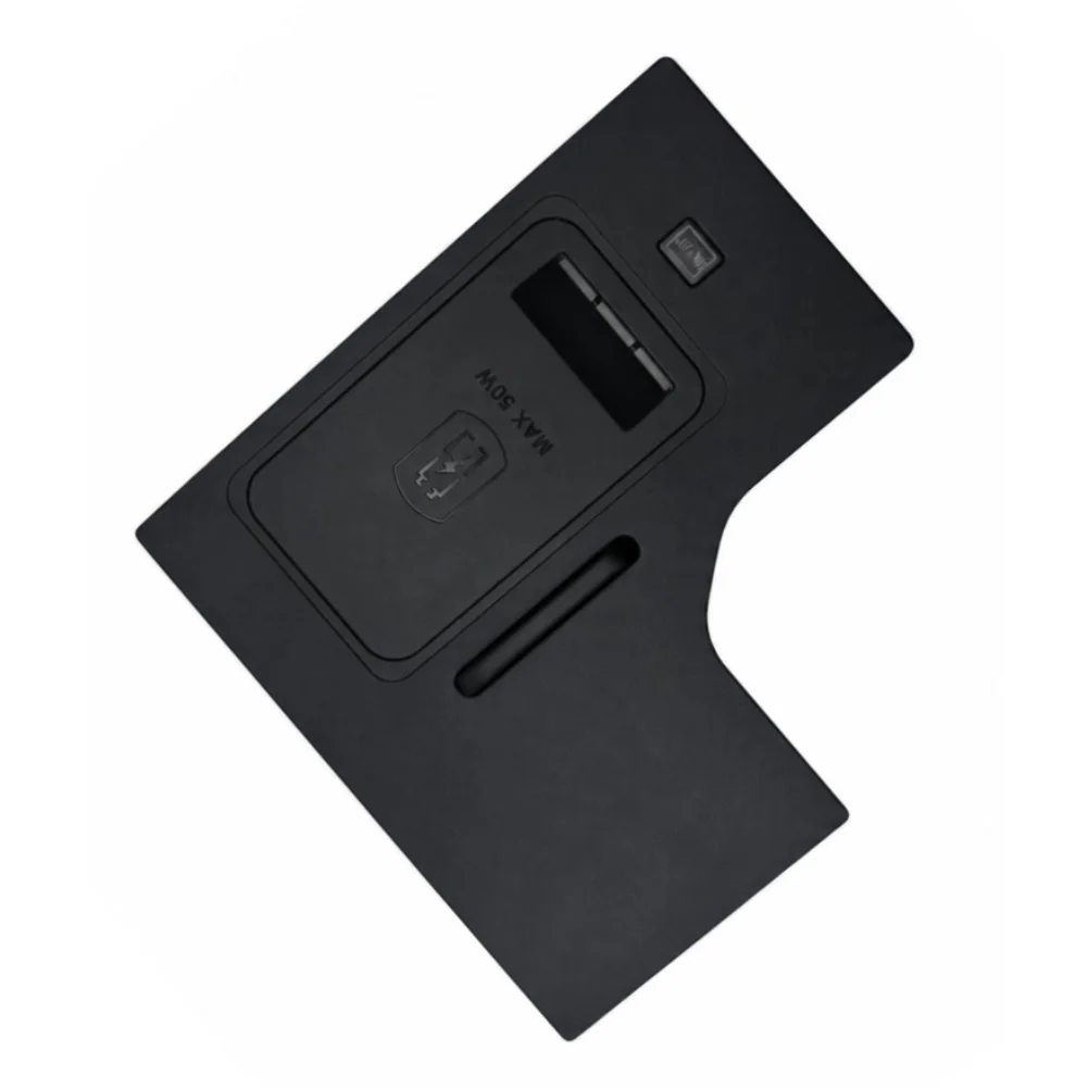 for Toyota For Prado LC250 2024-2026 Center Console Wireless Charger 50W Quick Power ABS Black 12V Easy Setup No Tools