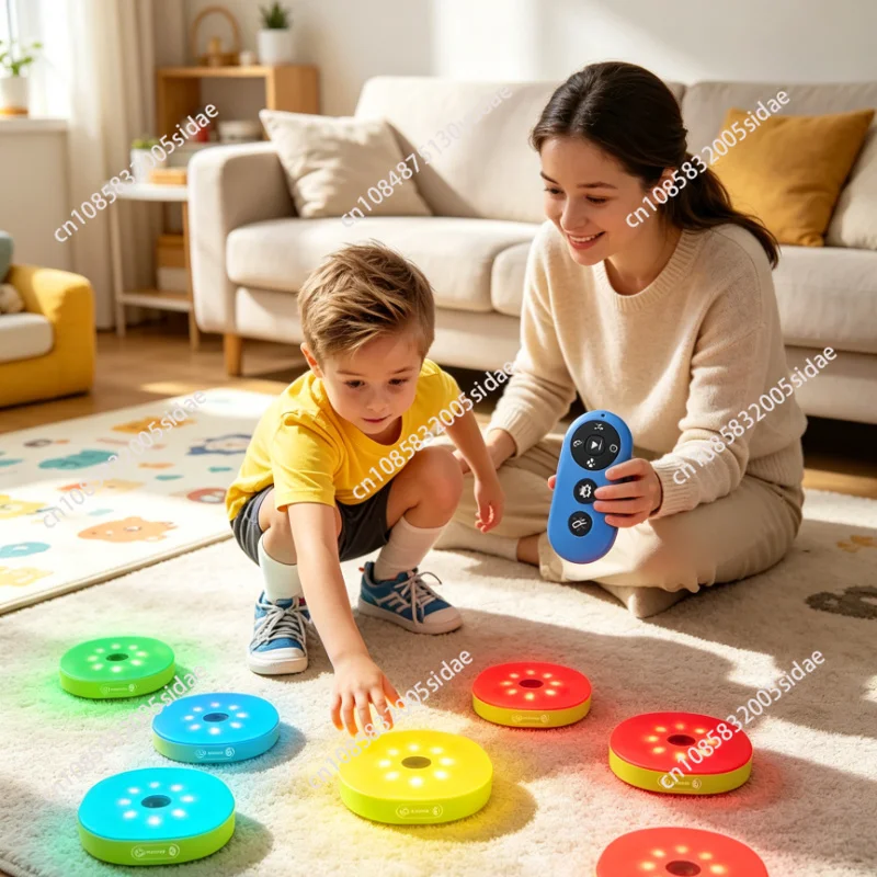 Reaction Training Light Remote Control Agility Trainer Children's Physical Aptitude Basketball Sports Reaction Speed Training