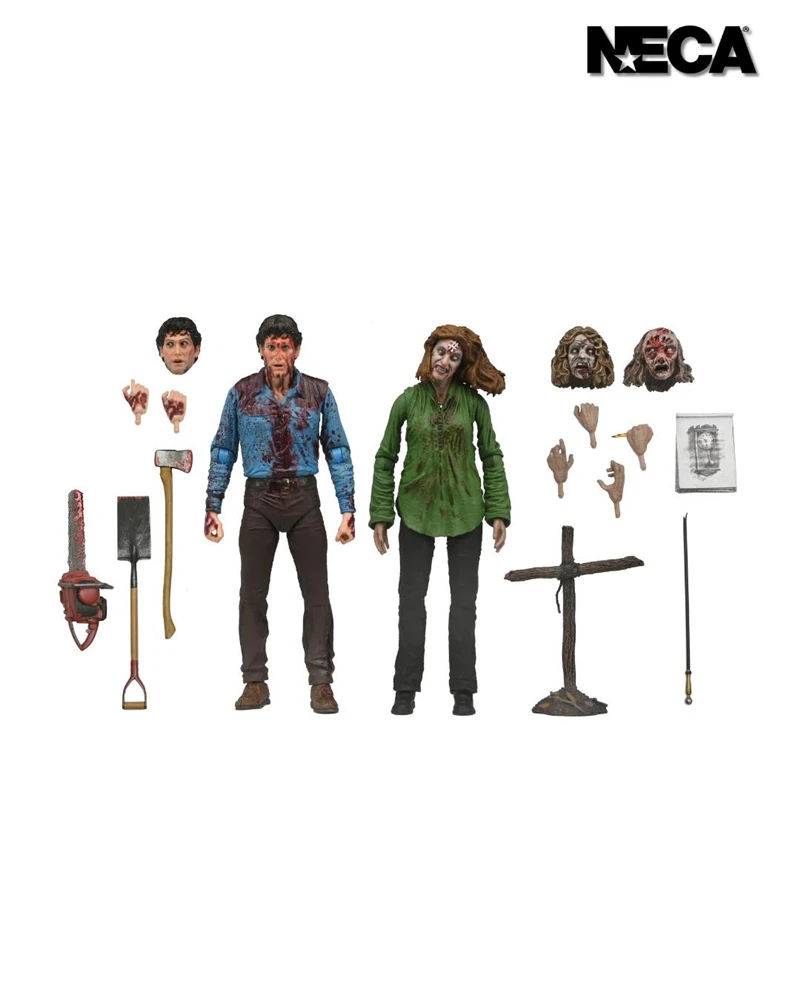 2025 Hot New Neca 41979 Evil Dead Ash Cheryl 2-Pack Anime Action Figure Model Toy Kid Christmas Birthday Gift Custom