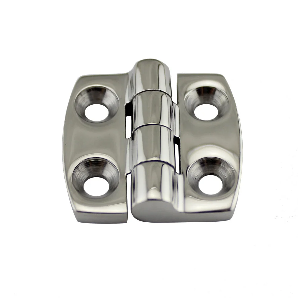 316 Stainless Steel Door Hinge Four Hole Hinge for Yachts Marine Car 38X38mm Shower Door Hinge