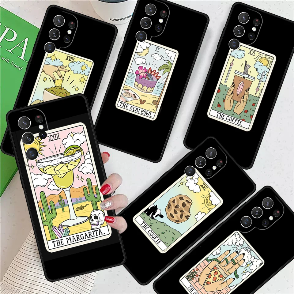 

Aesthetic Art pizza coffee Custom For Samsung Galaxy S24 Ultra S21 S22 S8 S9 S10E Note 10 20 Plus FE S23 Phone case Cover Coque