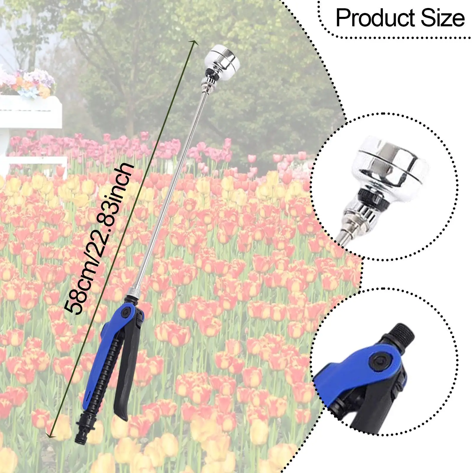 Power Washer Wand Agricultural Jet Water Hose for Gardening Gutter Car