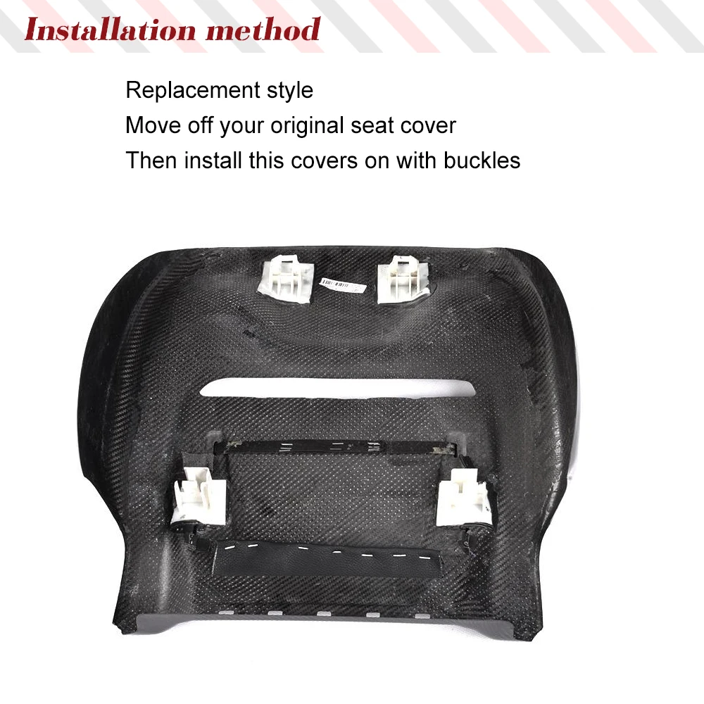 Prepreg Dry Carbon Fiber Seat Cover Trim For Mercedes Benz W464 W463 G500 G63 2019UP Back Seat Cover Replacement Style Body Kits