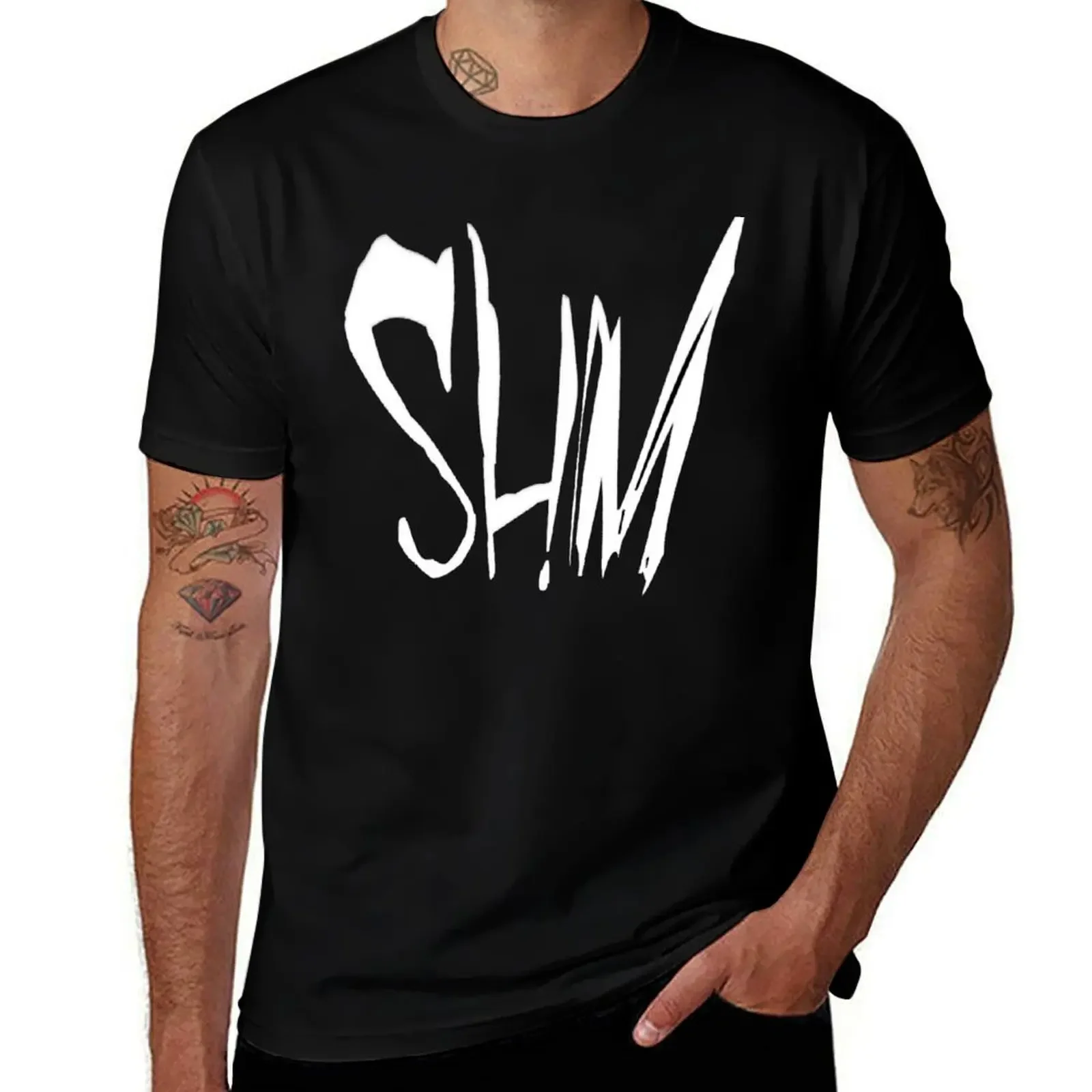 

Shm plain logo T-Shirt luxury clothing labubu custom t-shirts mens workout shirts