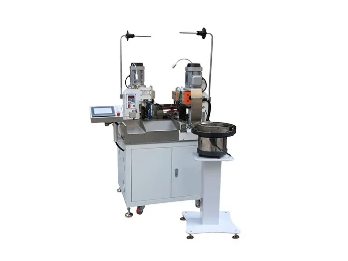 Automatic servo terminal machine, silicone sheath penetration machine, double head crimping machine
