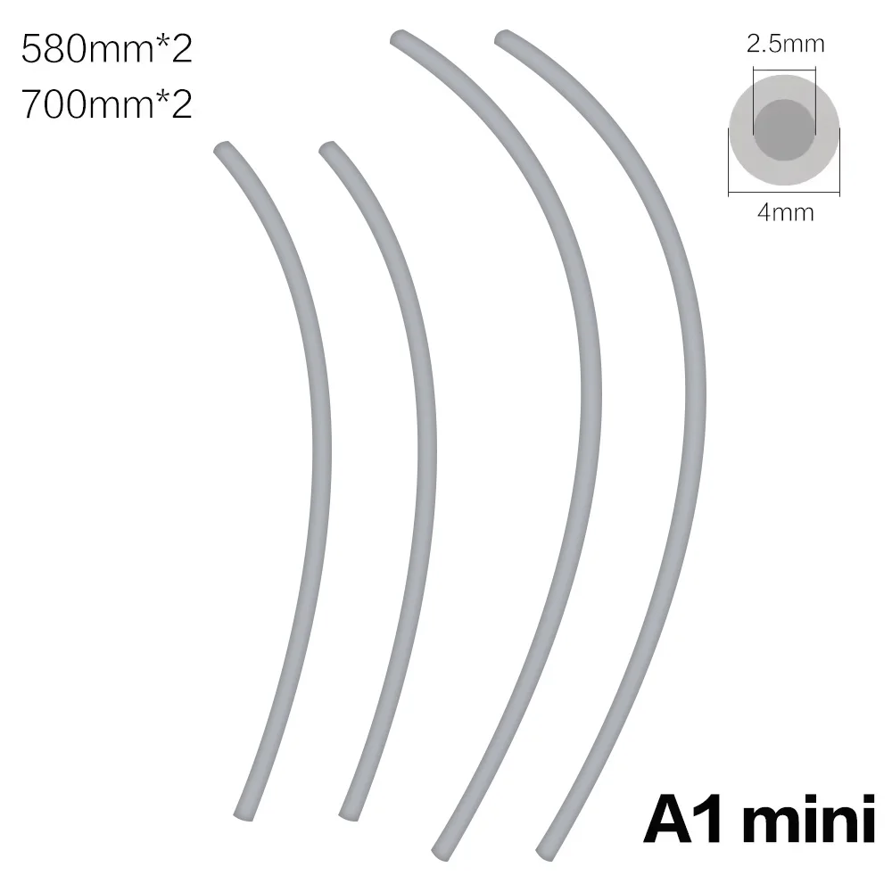 Do Bambu Lab Ptfe Tube 2 5mm 4mm P1S P1P AMS A1 Mini 3D Printer Teflonto Pipe X1C Bambulab Ptfe Tube 4m White Grey AMS LITE