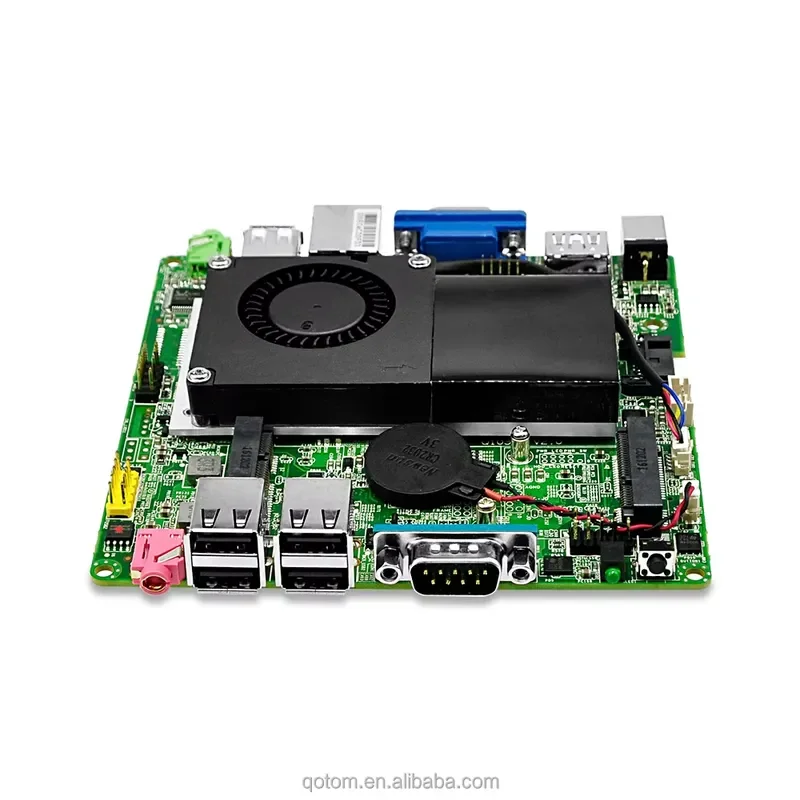 for OEM ODM Mini ITX Motherboard Celeron 1037U VGA 4 USB2.0 1 RS232 1 RJ45 Suitable for Video Player All in One Machine ATM