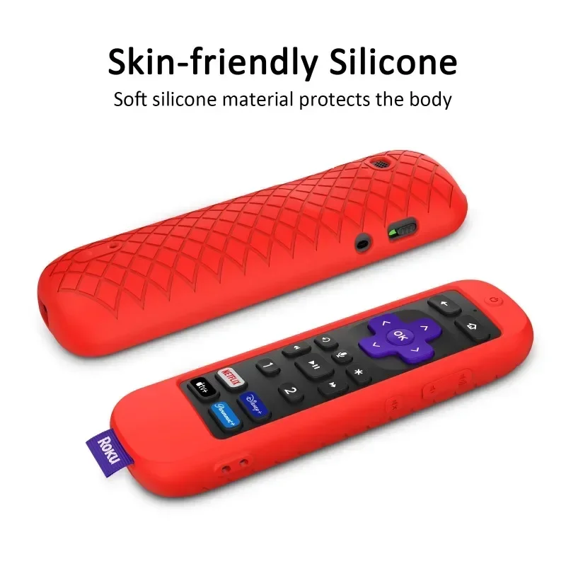 2022 Dustproof Cover for Roku Ultra Remote Control Smart TV Stick Silicone Case Replacement Shockproof Protective Cover