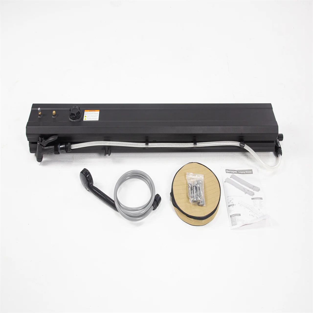 

Aluminum 20L 28L 40L Car Roof Water Tank Offroad Pressurized Camping Water Tank for Camping Shower Water Storage