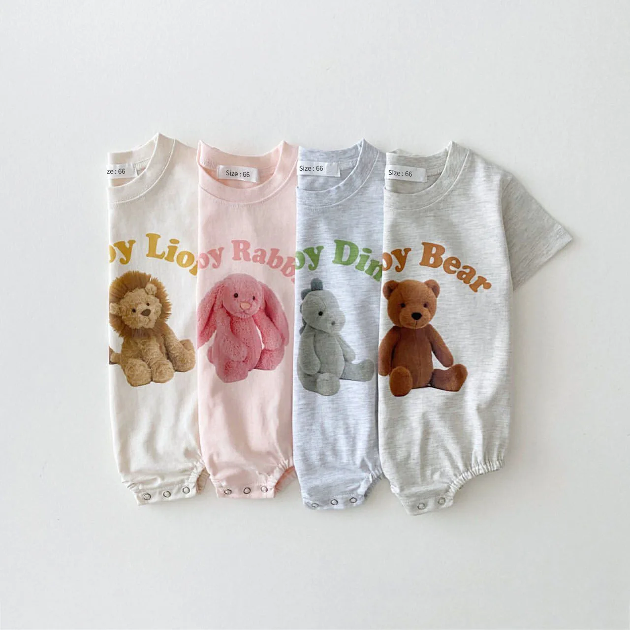 Tuta neonato stampata Casual manica lunga manica corta Baby Boy Girl Clothes primavera estate