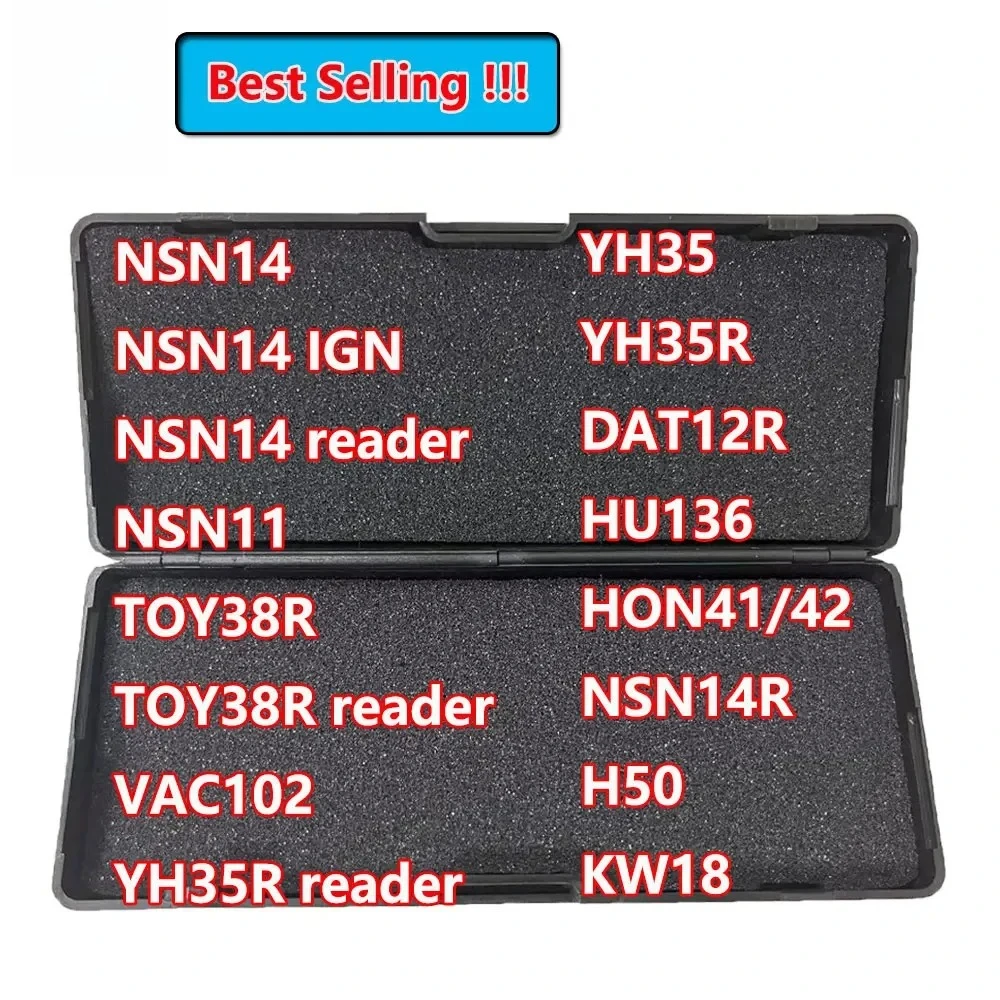 LiShi 2 in 1 Tool HU49 HU46 HU56 HU58 HU64 HU66 HU83 HU87 HU92 HU100 HU100R HU100(10) HU101 HU64 V.4 HU101 V.4 for Car Key