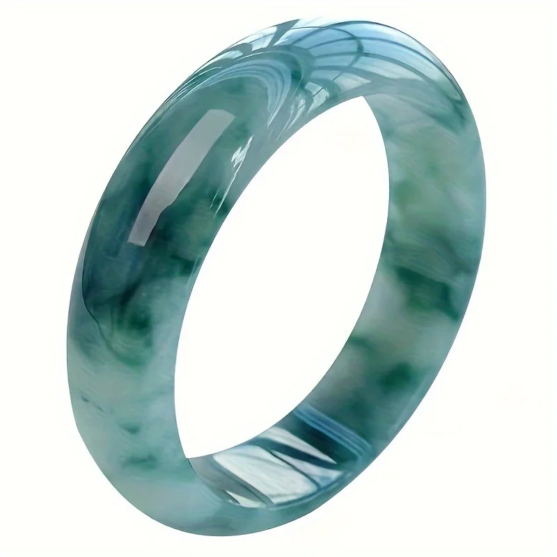 

1pc Exquisite Green Natural Stone Bracelet Men's Charm Jewelry Fashion Accessories for Men Women Bangles
