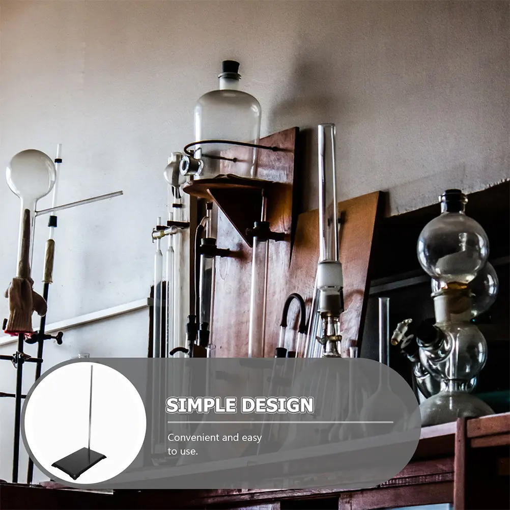 

Laboratory Support Stand Metalware Rod Base Table Lab Stand Holder Chemistry Lab Experiment Equipment Laboratory Supporting Tool