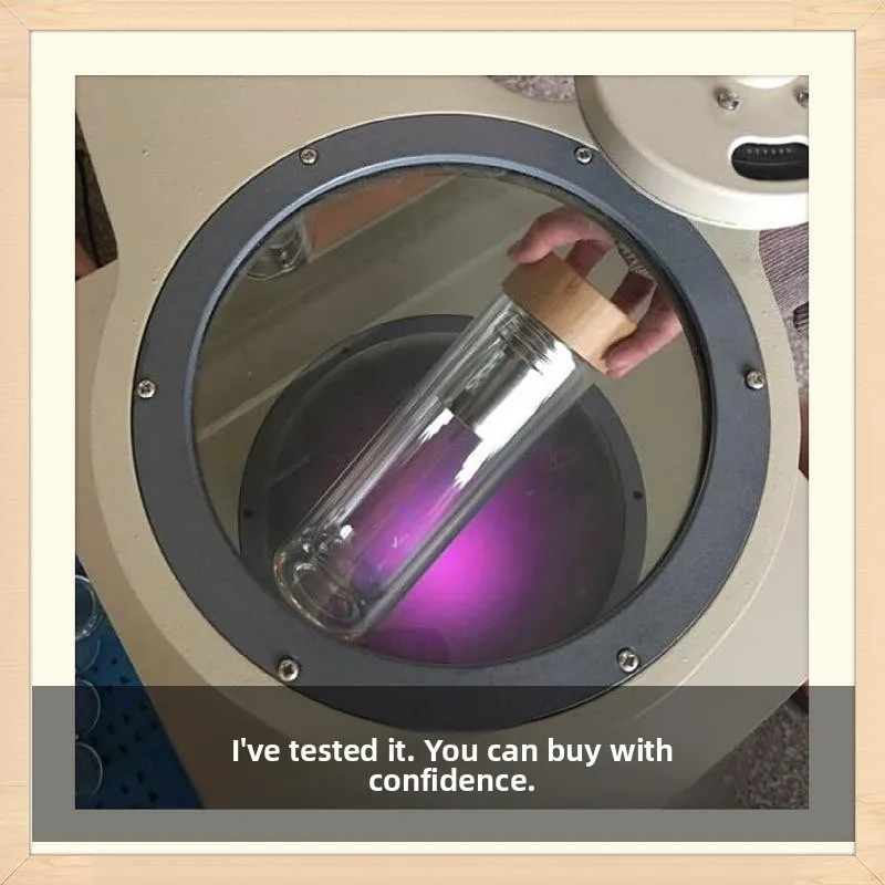 كوب زجاجي عالي الجمالي مزدوج الطبقات كوب شاي شفاف للاستخدام المكتبي بدون غطاء كوب ماء لتخمير الشاي مقاوم للحرارة للبالغين #3