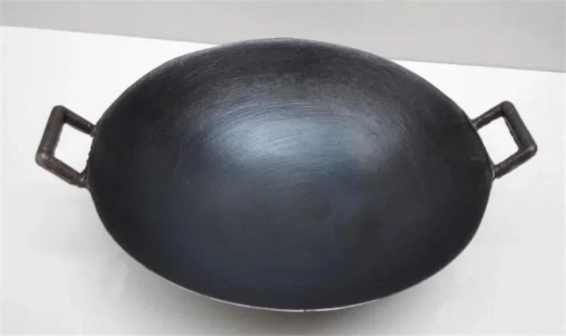 double ear cast iron wok cooki - огляд і ціна Camping Cooking Without Gas