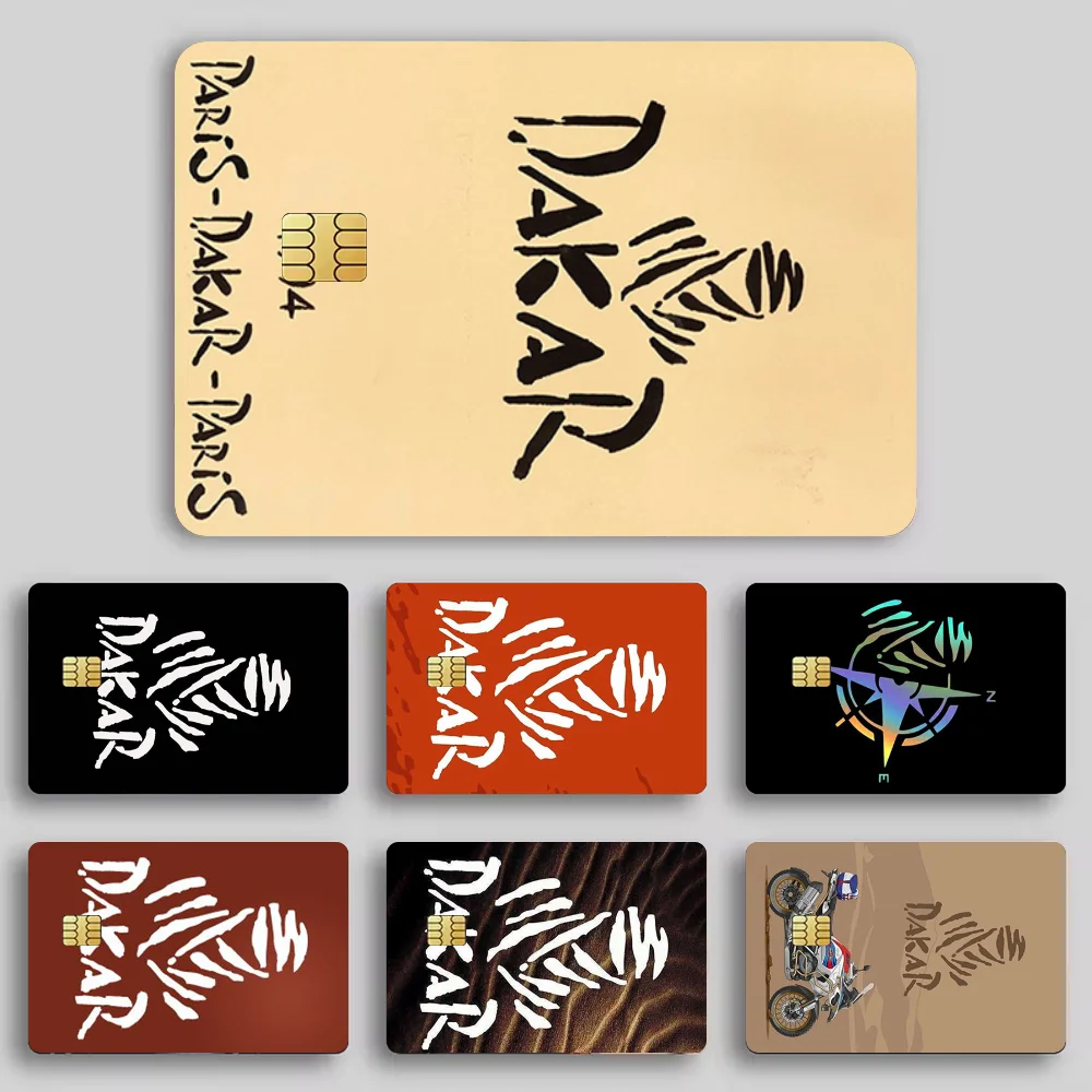 Rally D-Dakar Logo Stickers Cartoon Decorative Small Waterproof Chip 4PCS Card Sticker New Anti-Scratch