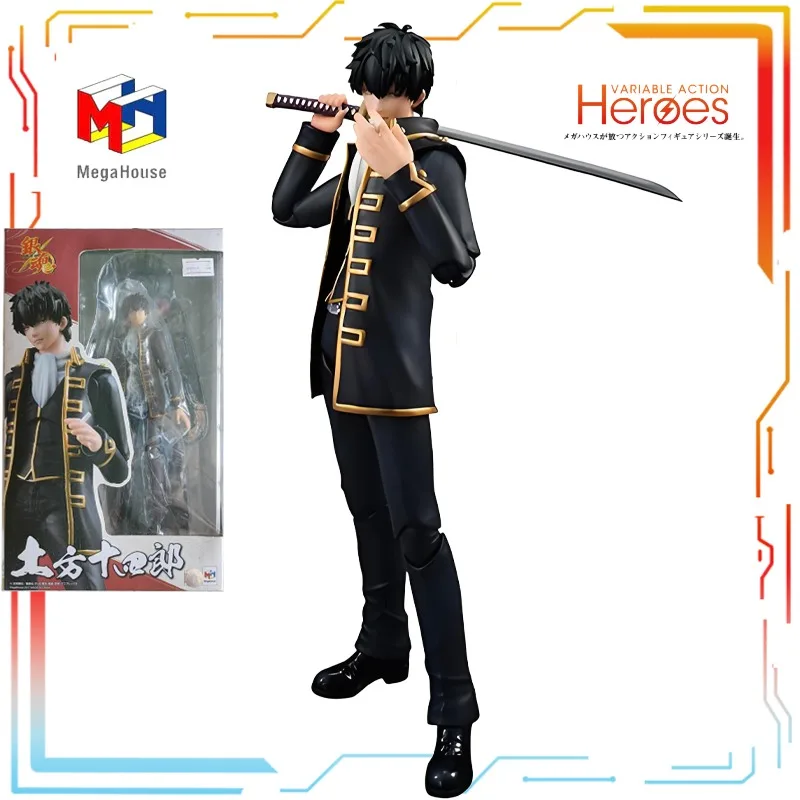 MEDICOM TOY Original acabado muñeca móvil serie Gintama Anime Sakata Gintoki figura de acción modelo juguetes adornos regalos para niños
